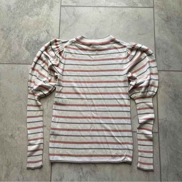 See by Chloe Striped Puff Sleeve Sweater - Picture 5 of 6